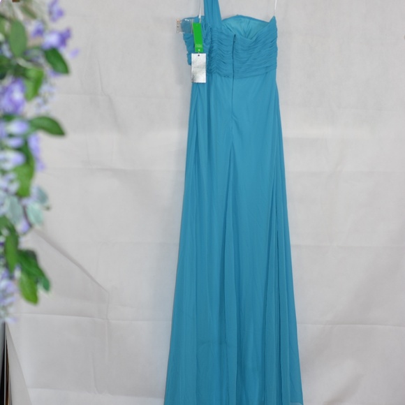 Sequined One Shoulder Long Gown SZ M By NOX NWT - Picture 6 of 12